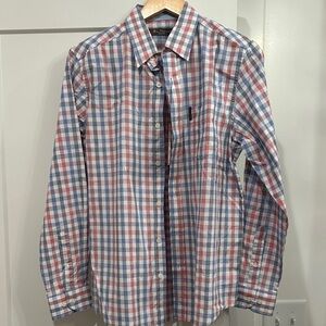 Ben Sherman Checkered Shirt - Red, Blue, and White button down NWT